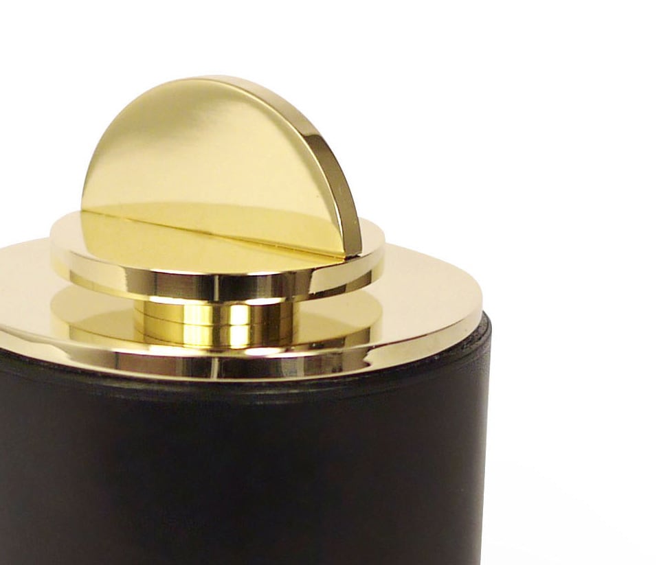 Les Few Armance Small Leather and Brass Box