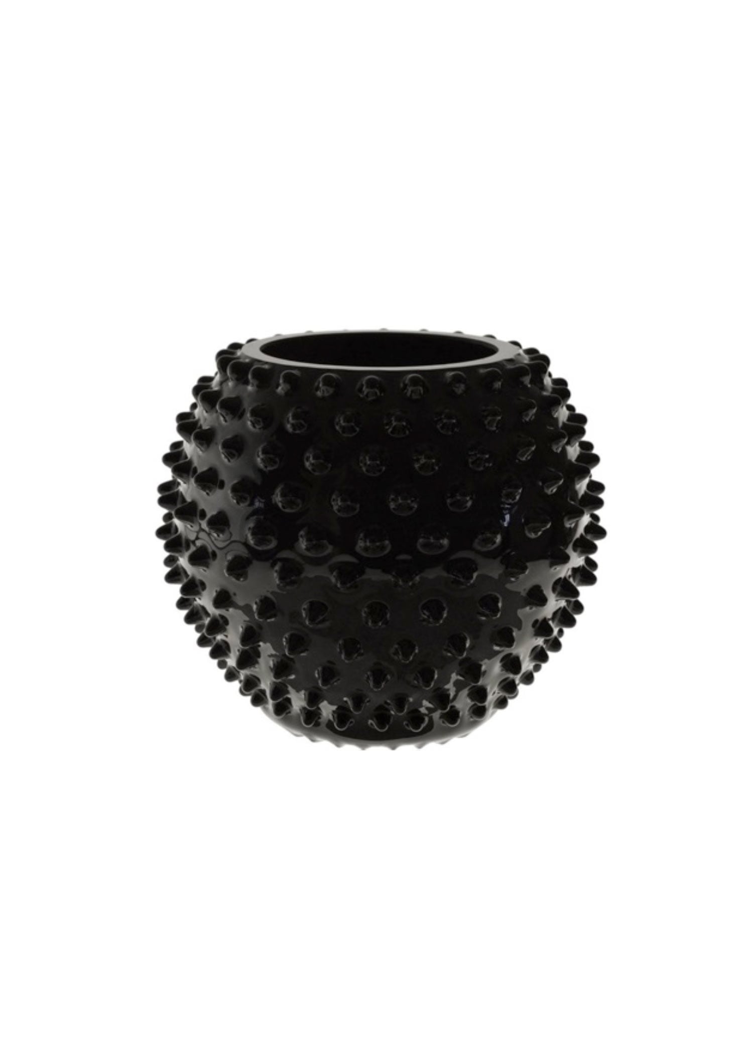 Klimchi Black Hobnail Vase