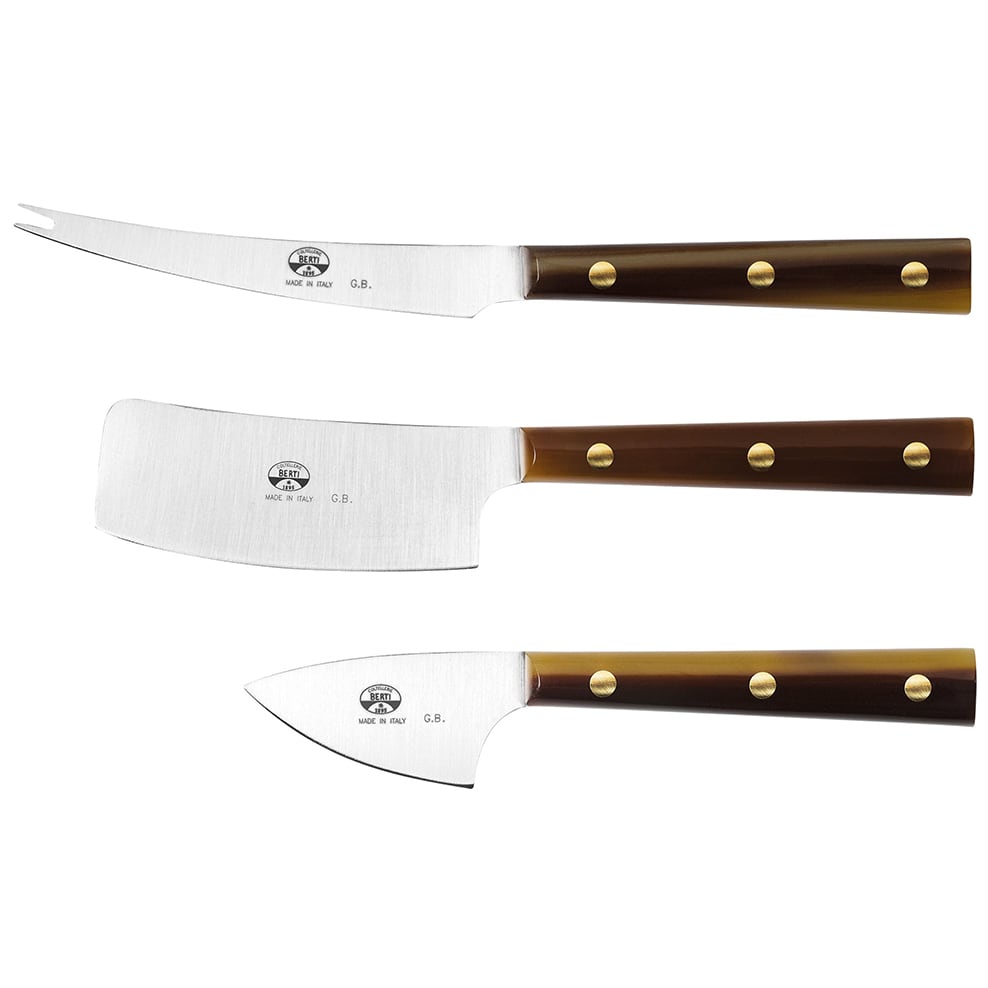 Coltellerie Berti Cheese Knives (Tortoise)