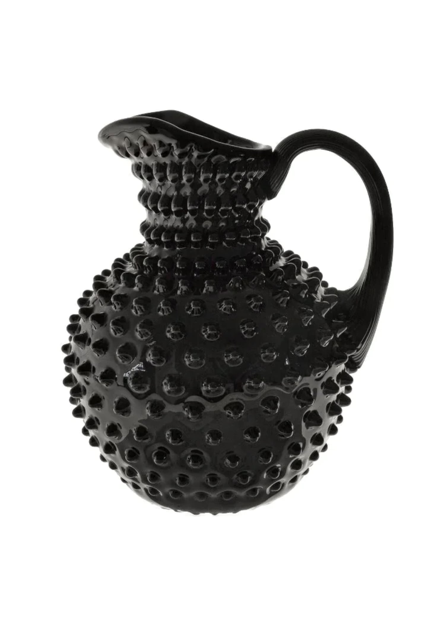 Klimchi Black Hobnail Jug