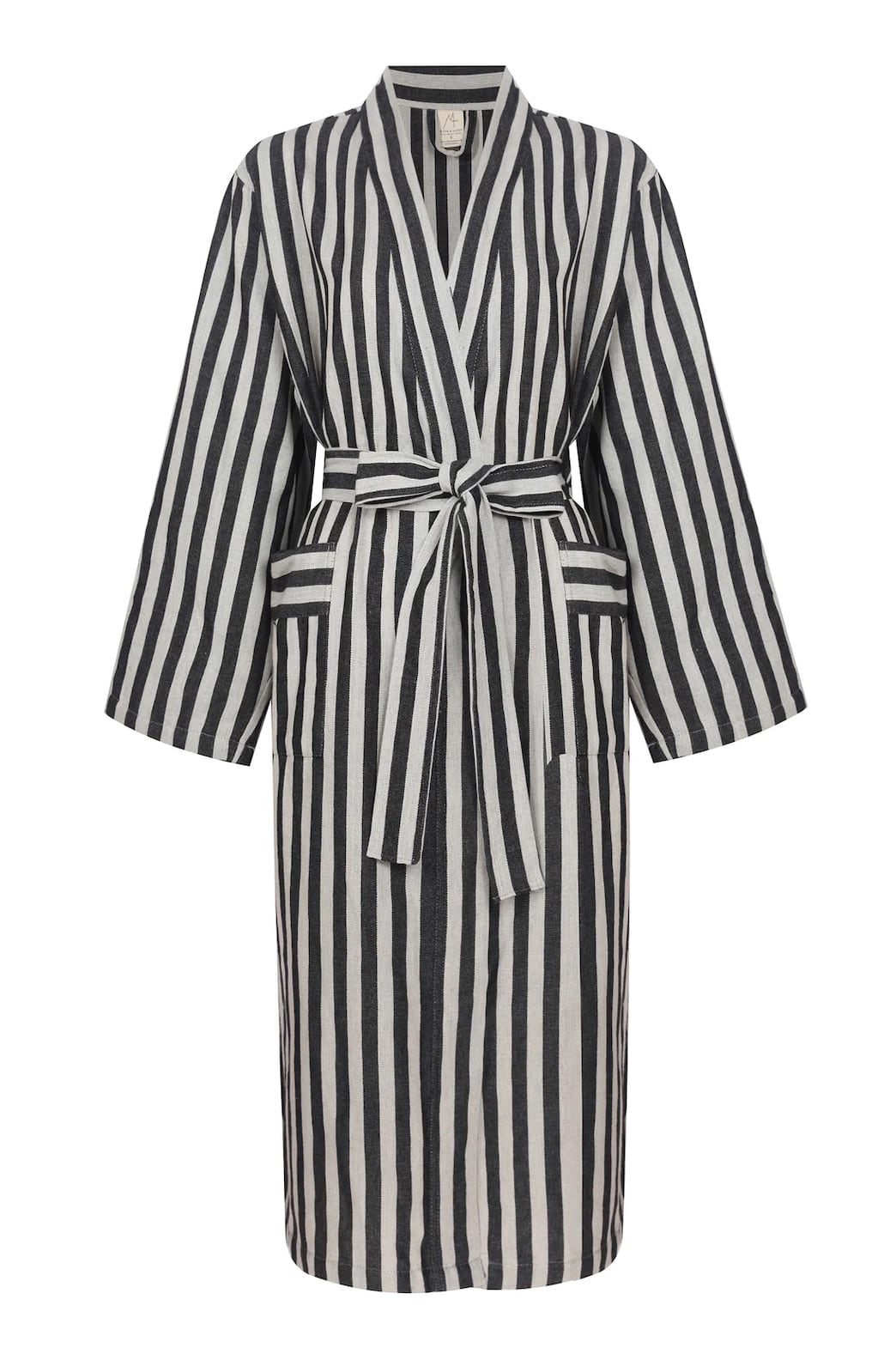Mizar and Alcor Striped Black Robe