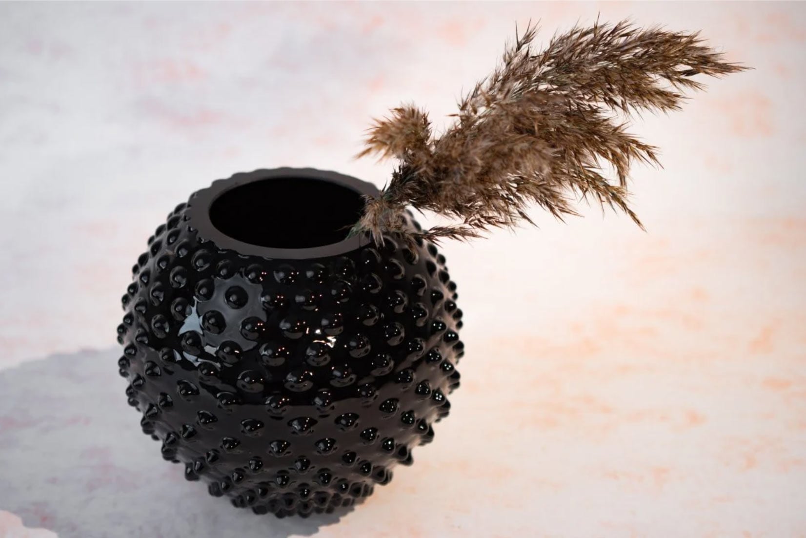 Klimchi Black Hobnail Vase