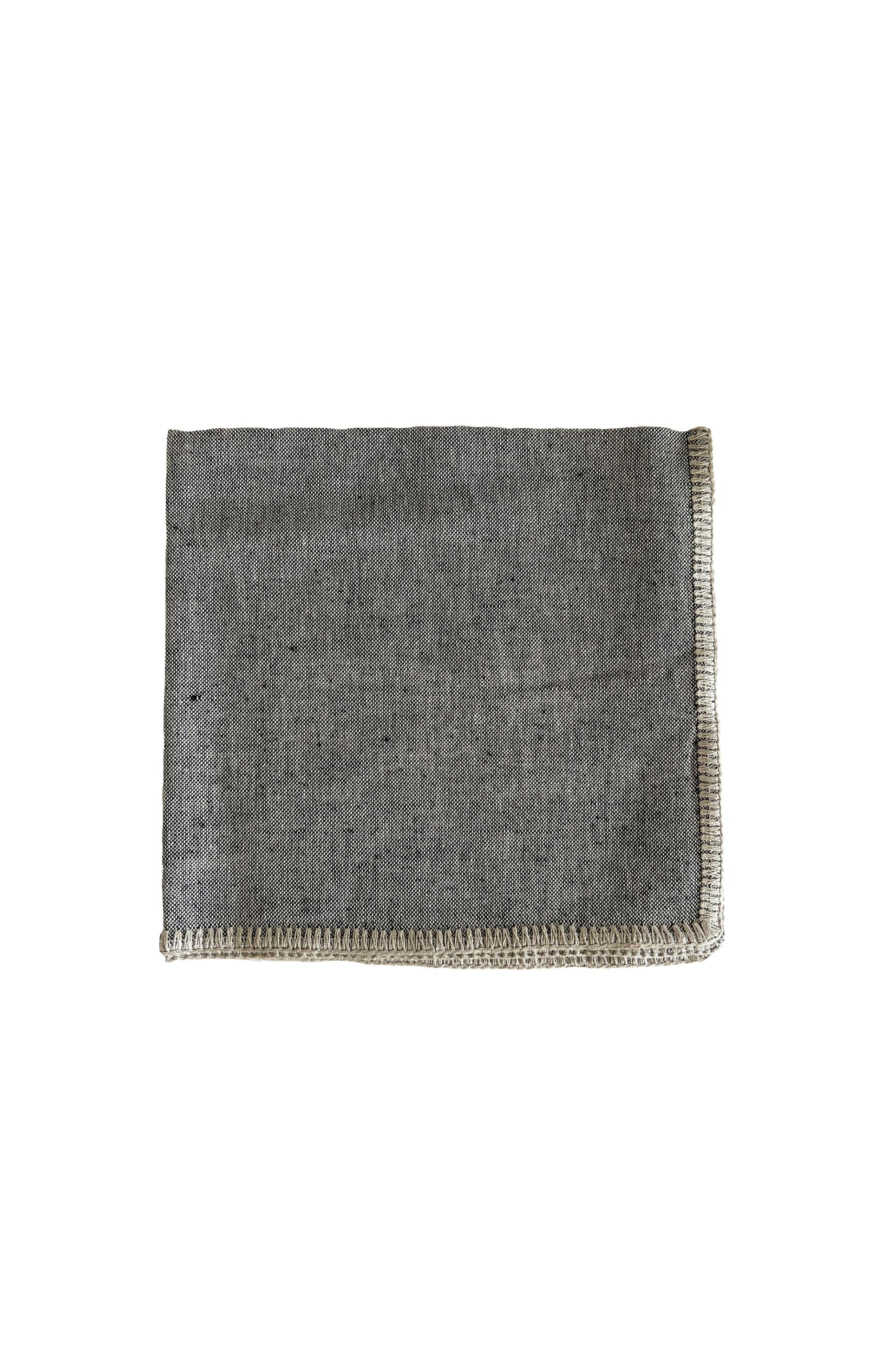 Busatti + Interior Monologue: Zodiaco Napkins- GREY (set of 4)